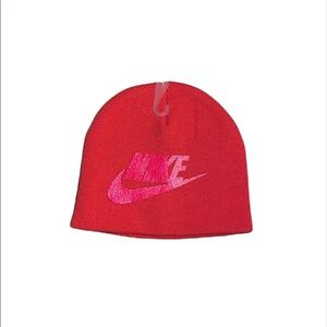NWT Nike: One Size Pink Sparkle Logo Beanie
